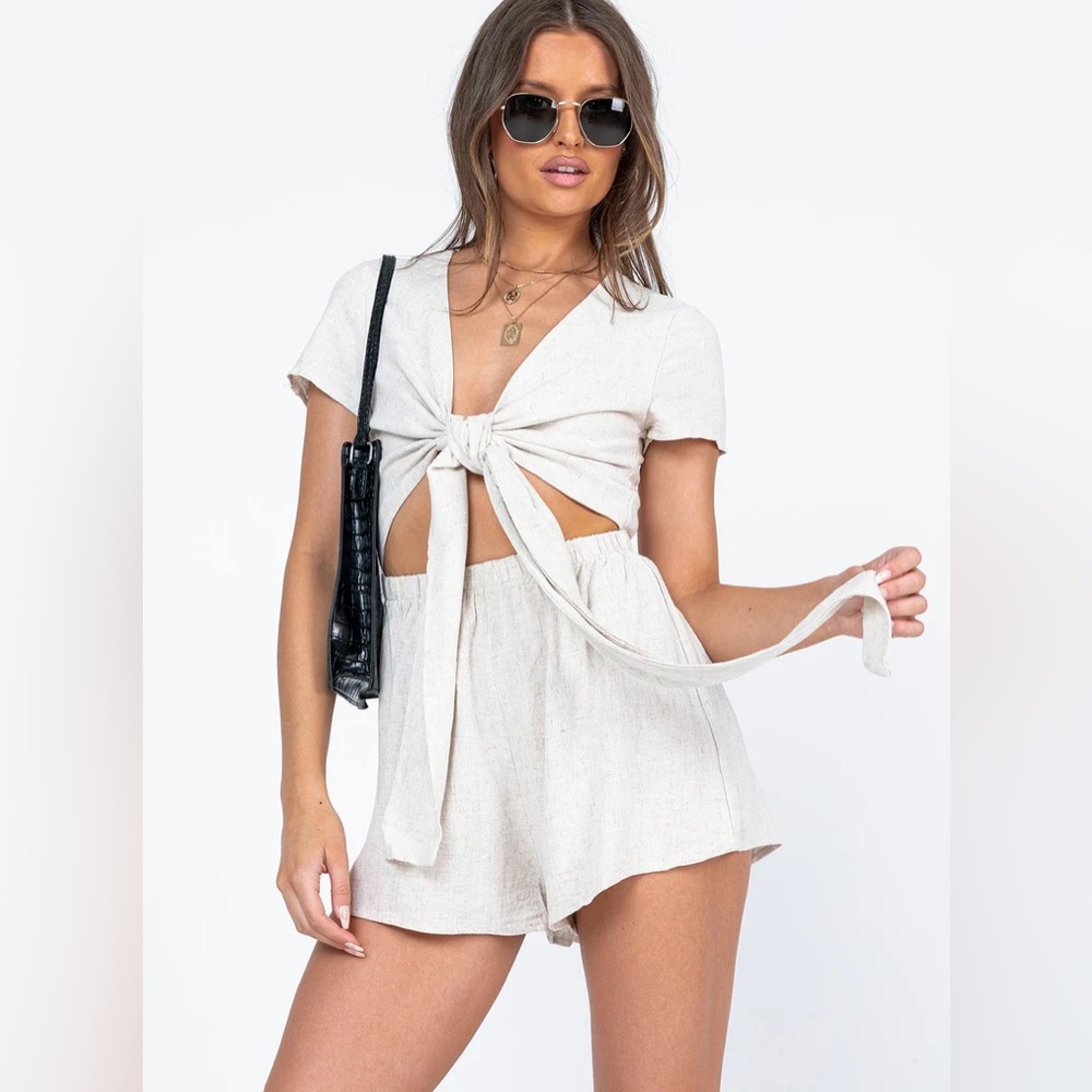 Princess Polly Ragnar Tie Front Romper